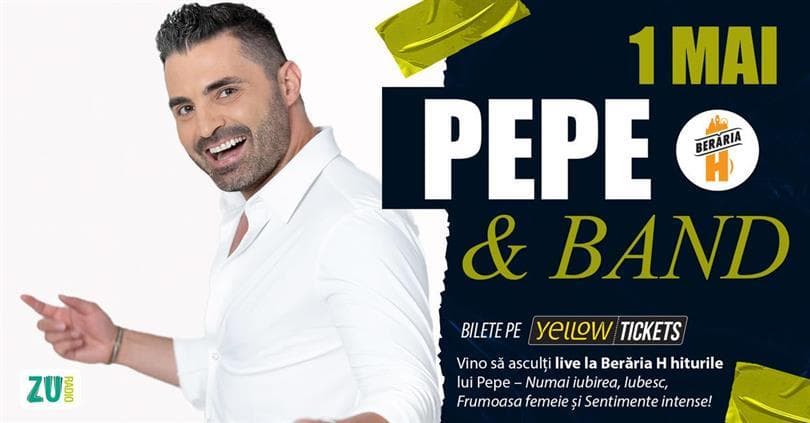 Pepe & Band în concert la Berăria H pe 1 Mai
