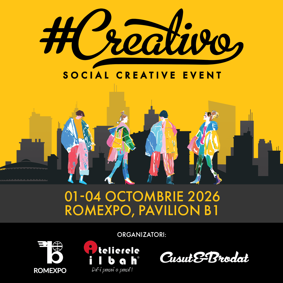 Afiș pentru Creativo- Social Creative Event, 1-4 Octombrie