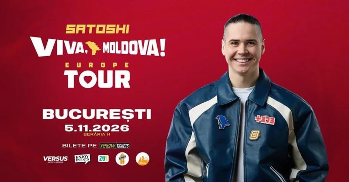 Afiș pentru Satoshi – Viva Moldova! | 5 noiembrie 2026 la Berăria H