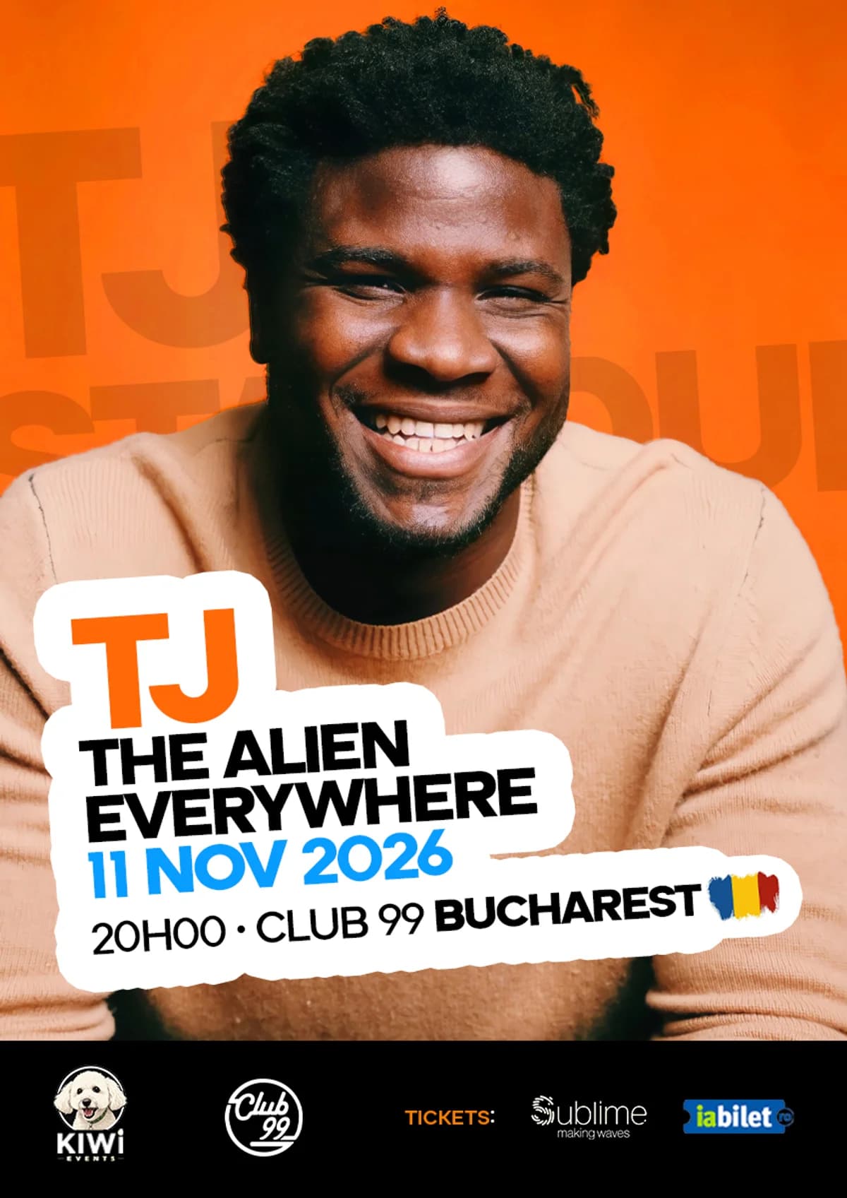 Afiș pentru Stand-up Comedy: TJ - The Alien Everywhere