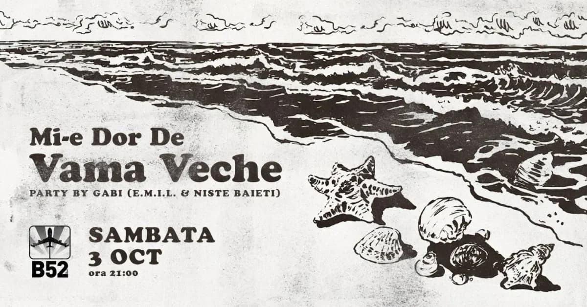 Afiș pentru Mi-e Dor de Vama Veche Party