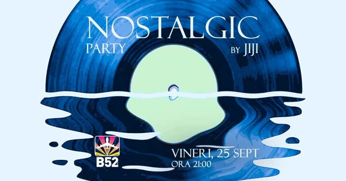 Afiș pentru Nostalgic Party by Jiji
