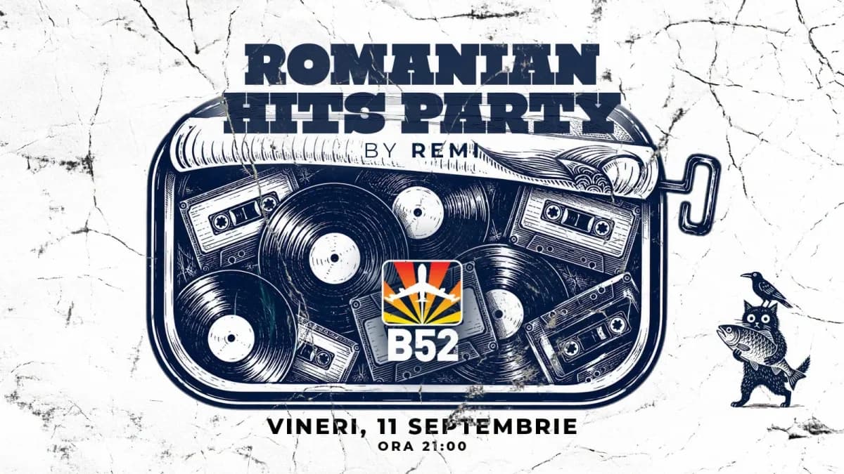 Afiș pentru Romanian Hits Party by Remi