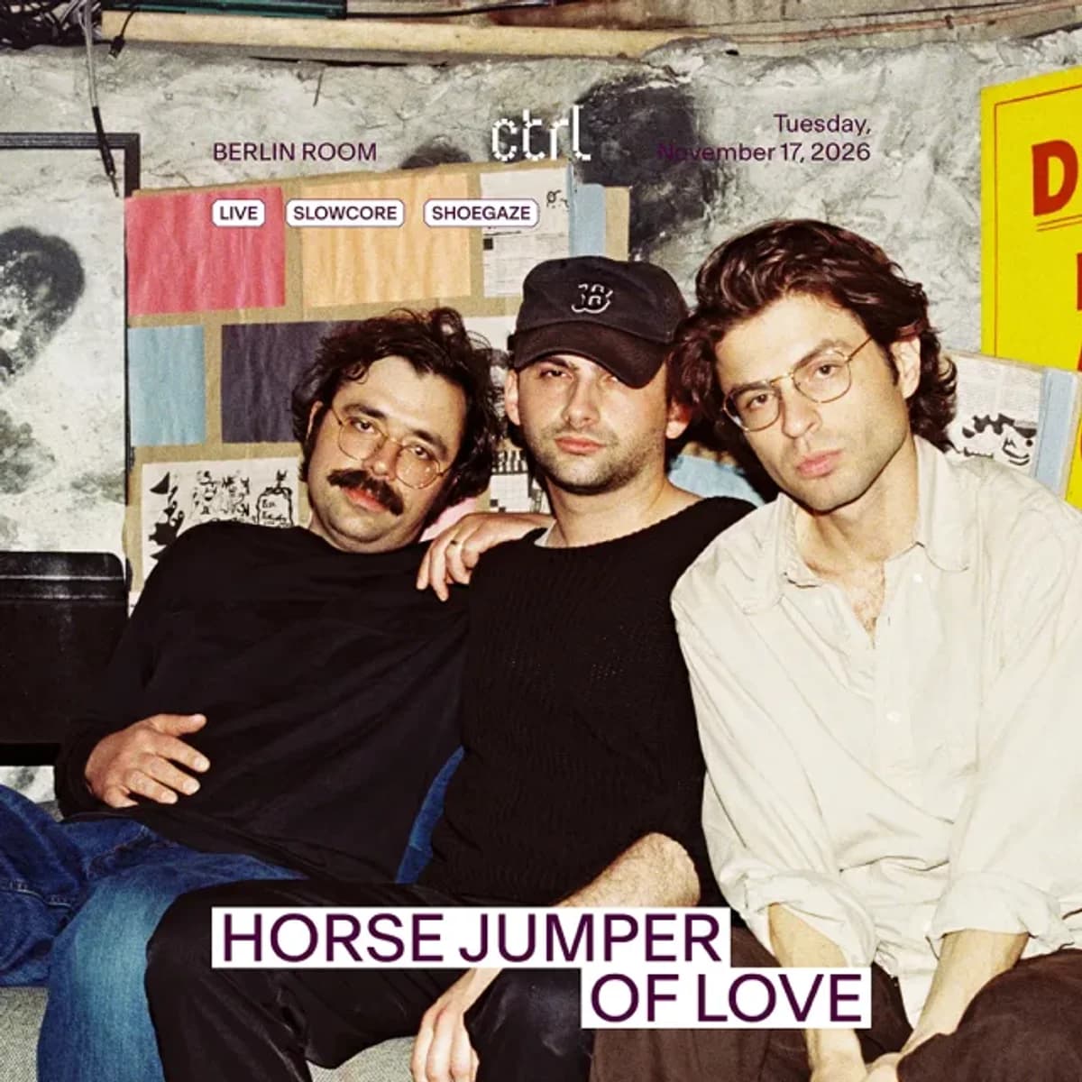 Afiș pentru Horse Jumper of Love live la Control Club