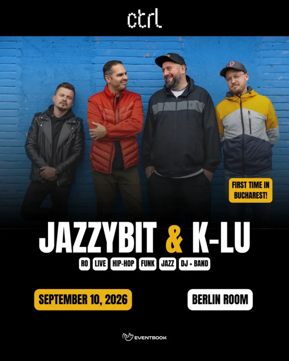 Afiș pentru LIVE: JazzyBIT & K-lu