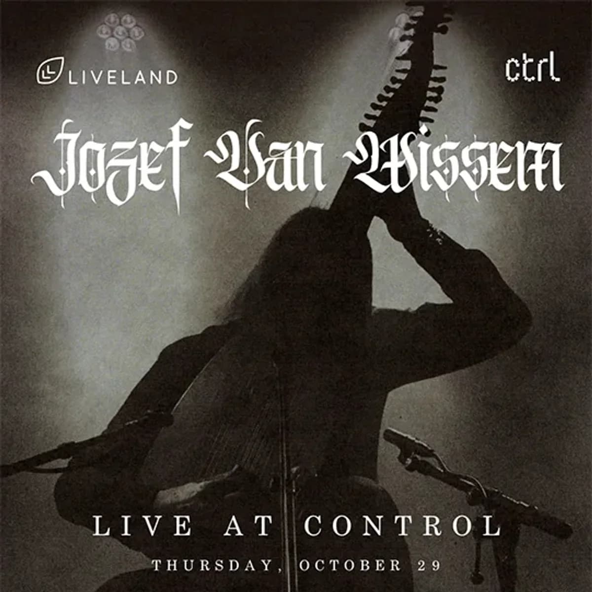 Afiș pentru Jozef Van Wissem live la Control Club