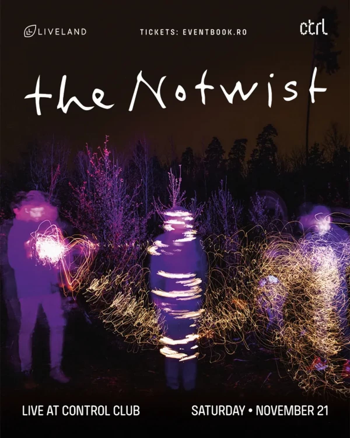 Afiș pentru The Notwist live la Control Club