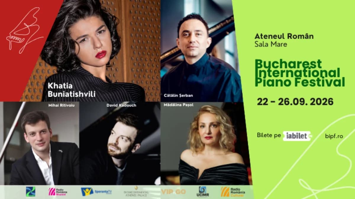 Afiș pentru 3/5 Bucharest International Piano Festival
