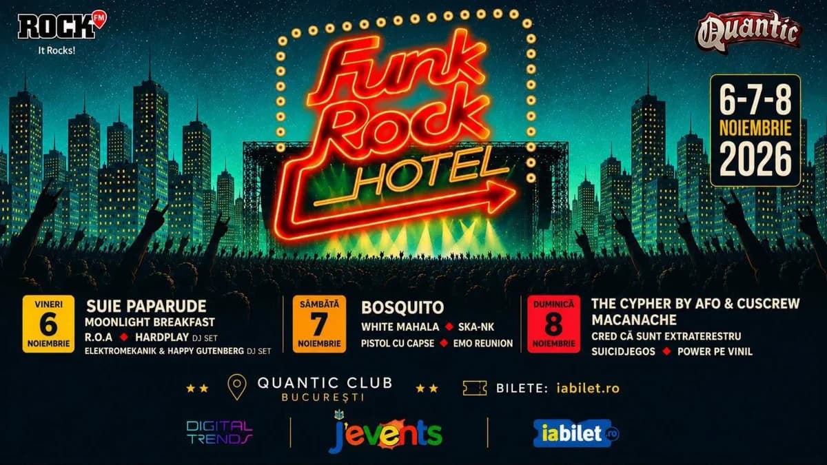 Afiș pentru Funk Rock Hotel 2026 - Festival Urban - Ziua 3