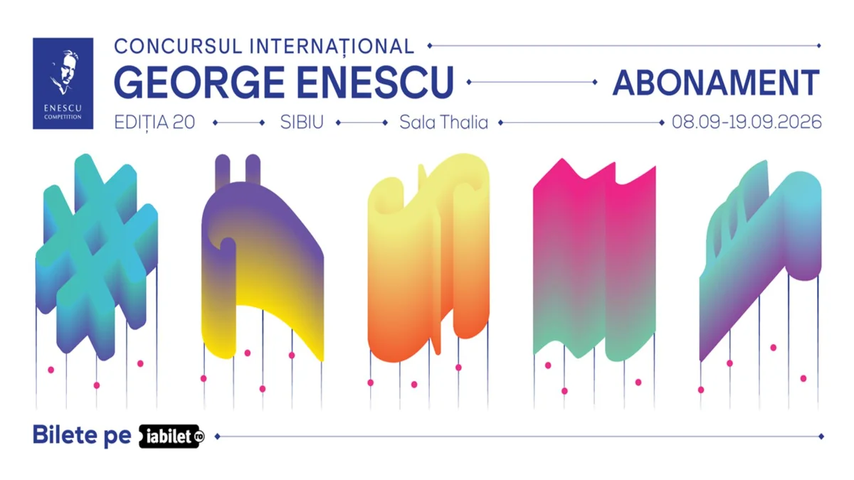 Afiș pentru 4/12 Sibiu: Abonamente - Concursul International George Enescu
