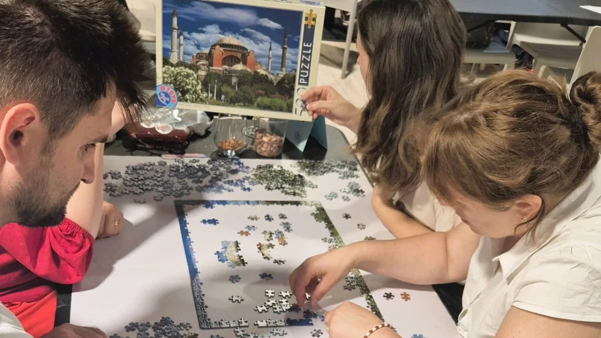 Afiș pentru Seara de socializare - Puzzle Speed Challenge #17
