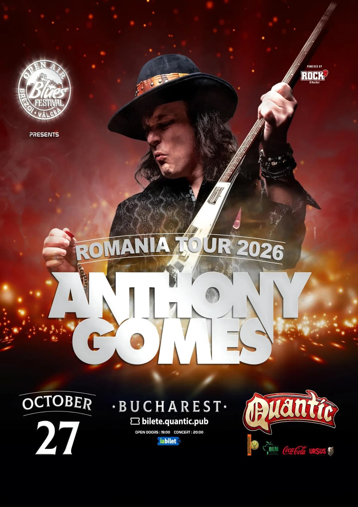Afiș pentru Anthony Gomes | Romania Tour 2026
