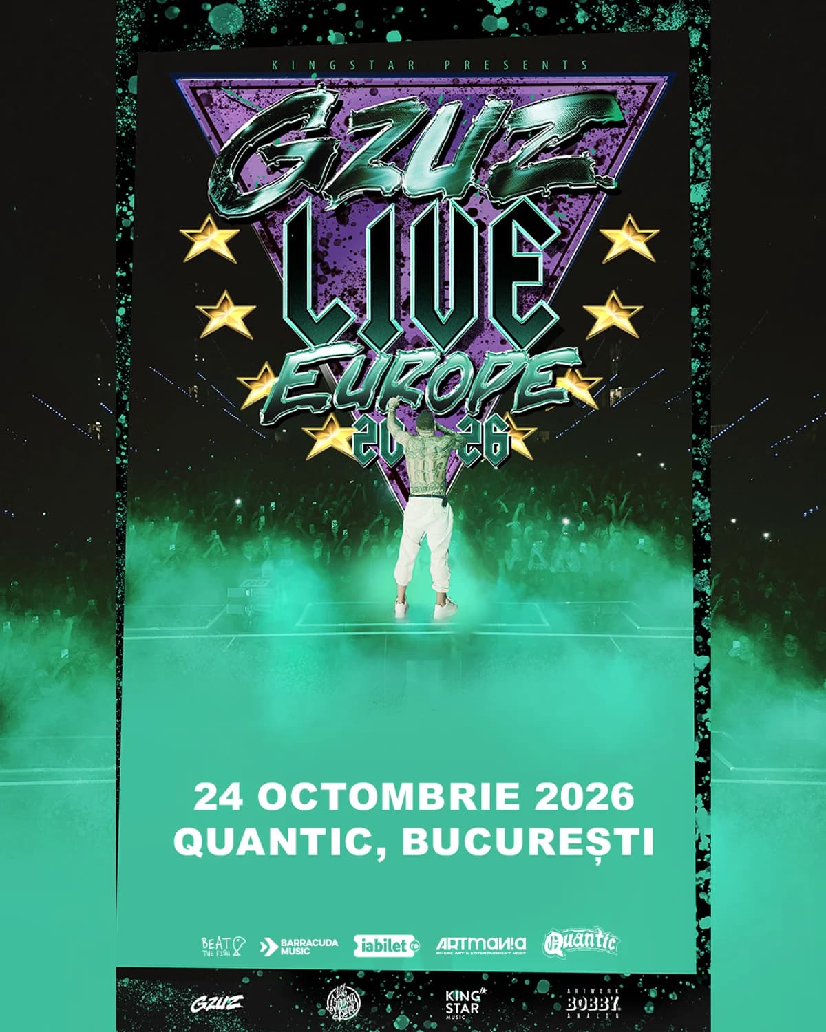 Afiș pentru GZUZ live la Quantic