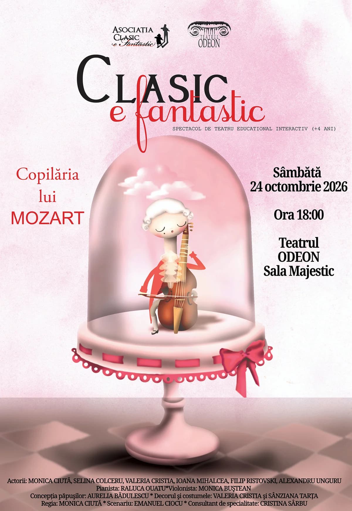 Afiș pentru Clasic e fantastic - Copilăria lui Mozart