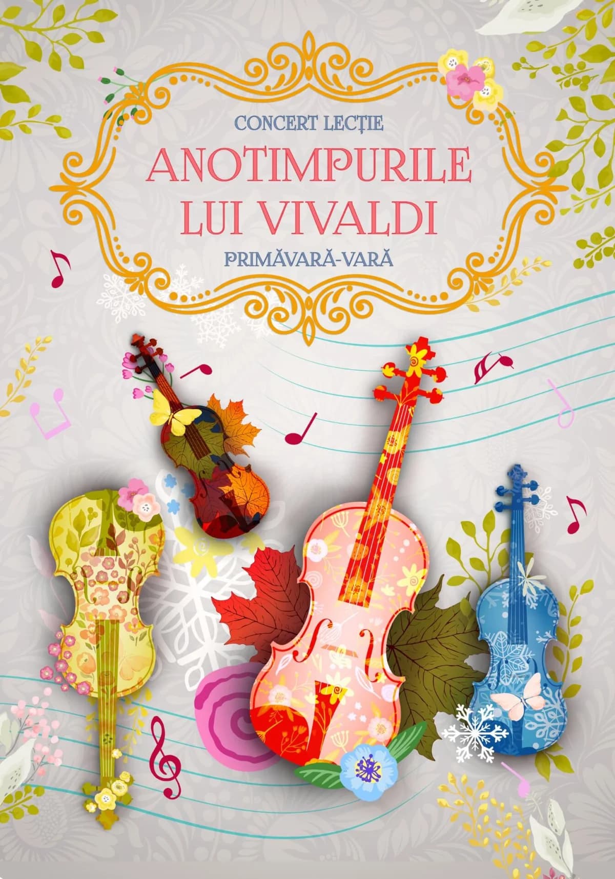 Afiș pentru Anotimpurile lui Vivaldi – Primăvară – Vară
