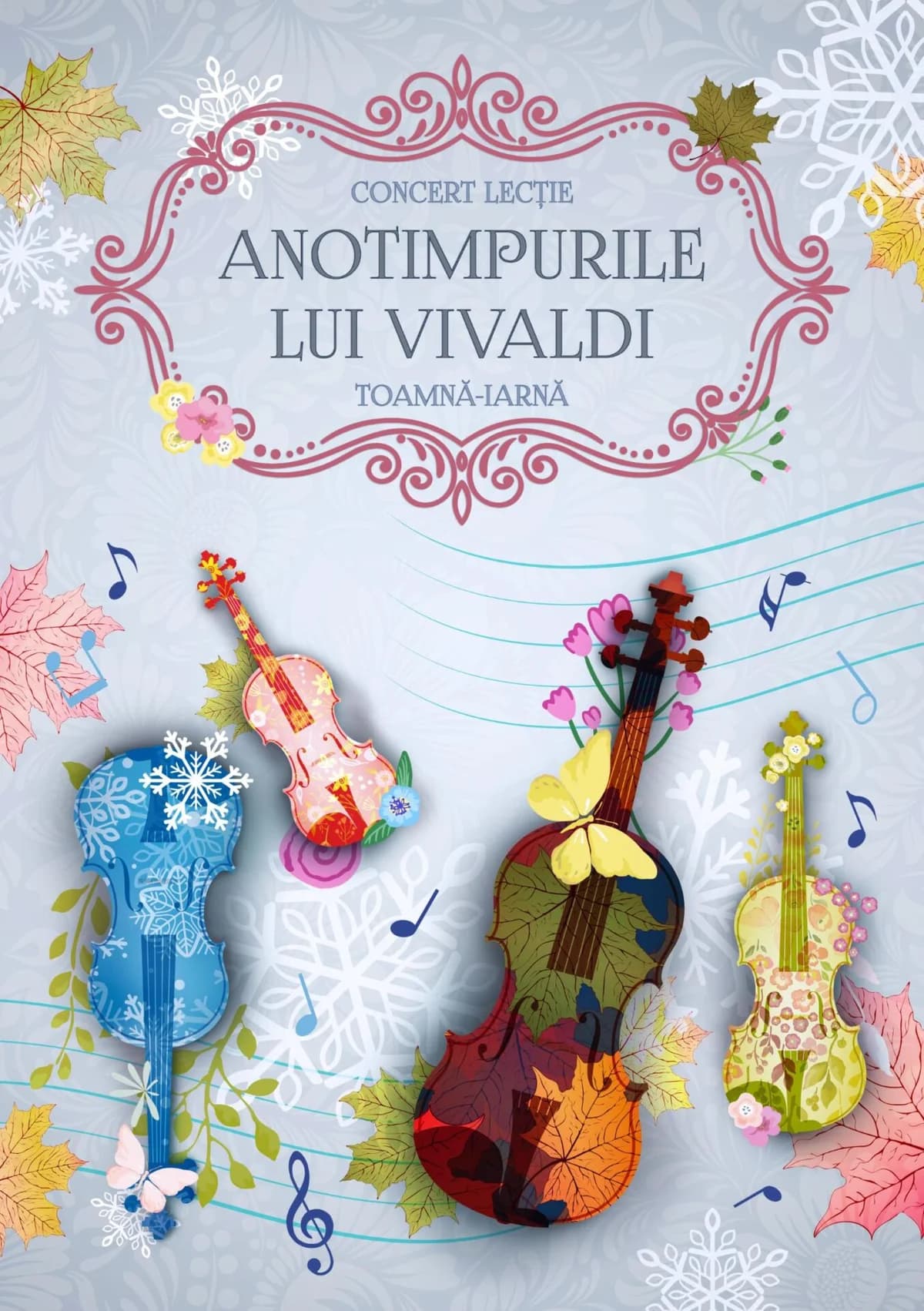 Afiș pentru Anotimpurile lui Vivaldi – Toamnă – Iarnă