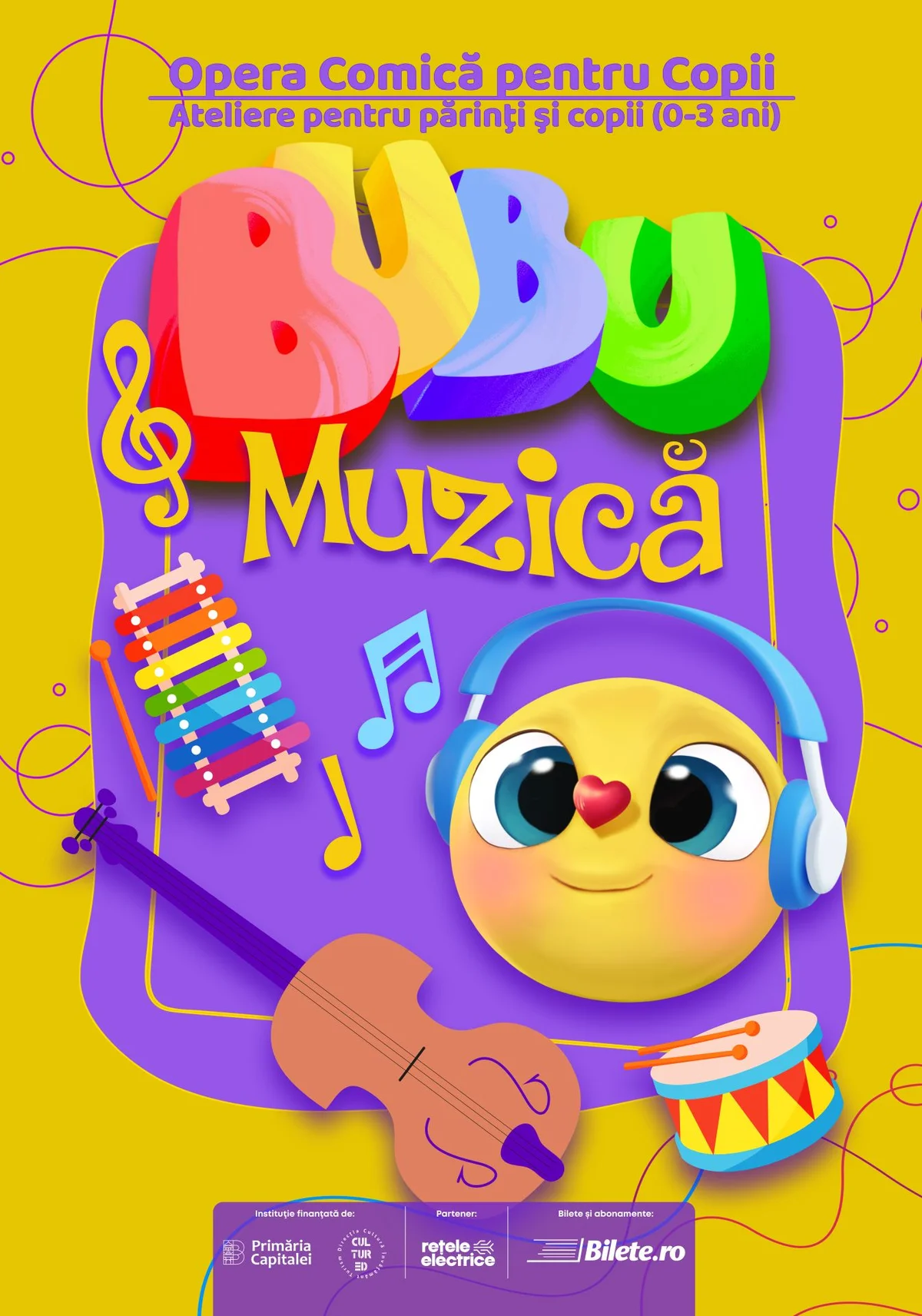 Afiș pentru Atelier Bubu – Muzică (Bubu visează)