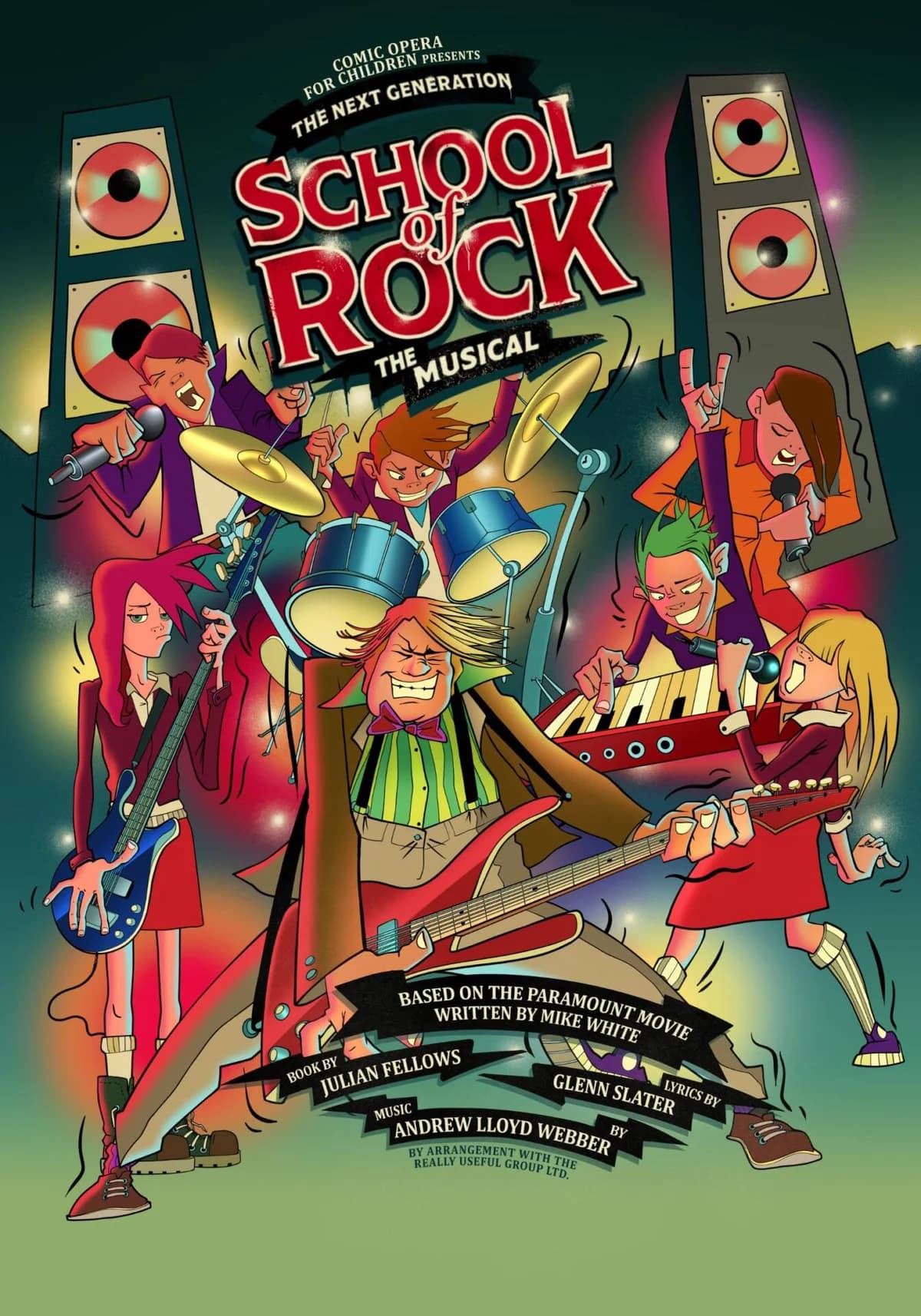 Afiș pentru School of Rock