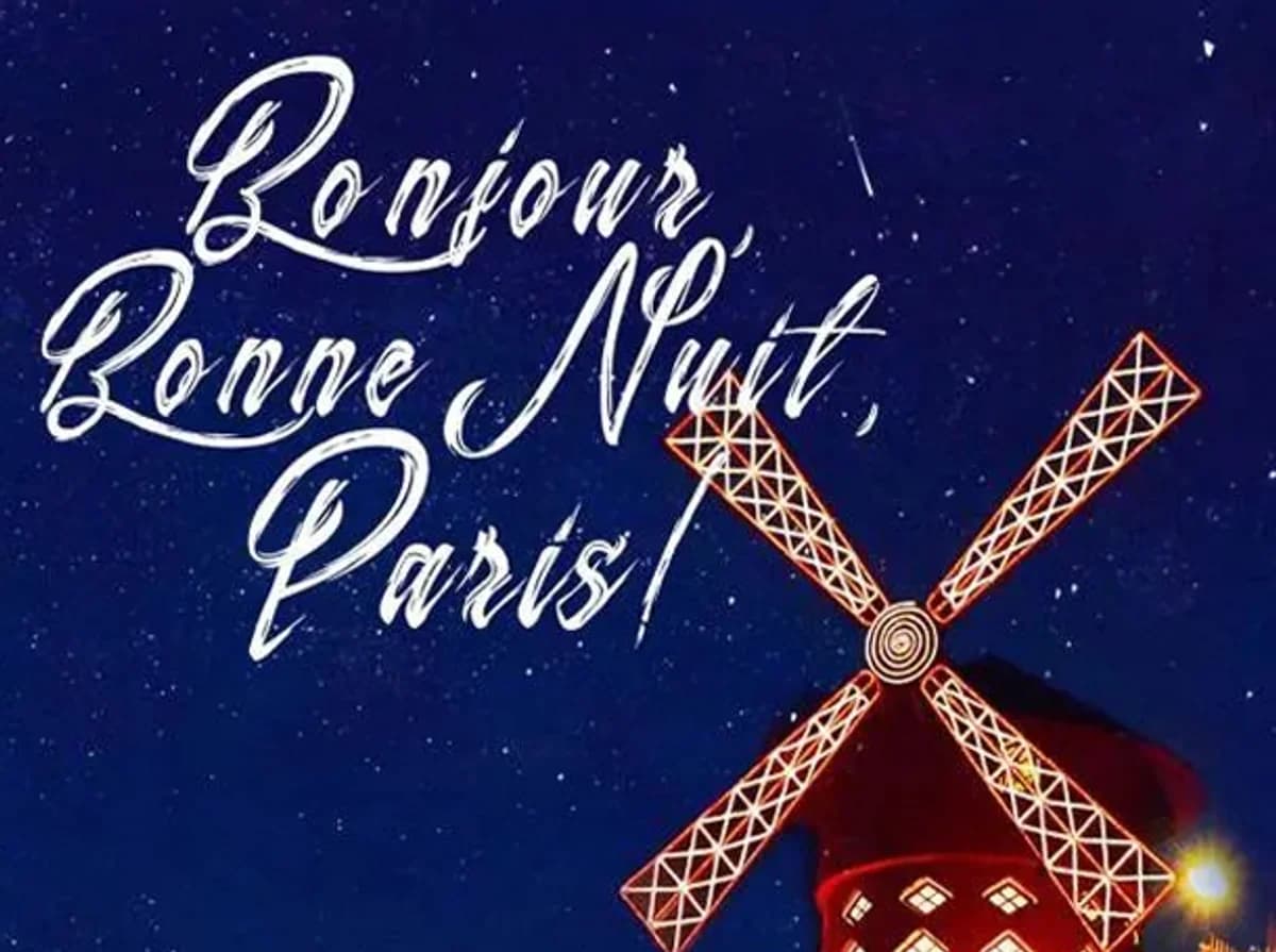 Afiș pentru Bonjour, Bonne Nuit. Paris!
