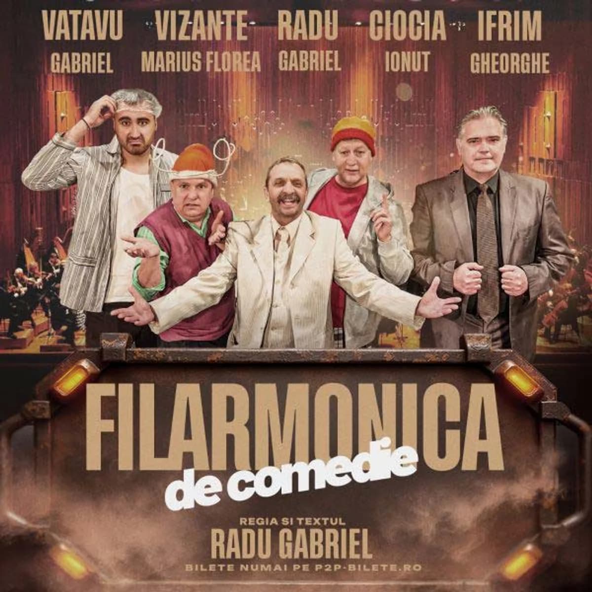 Afiș pentru Filarmonica de Comedie
