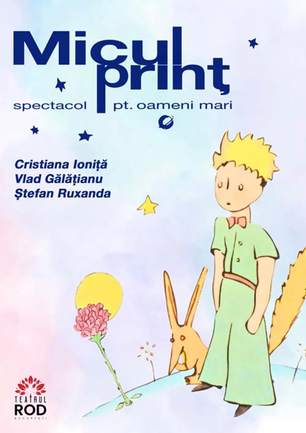 Afiș pentru Micul Prinț – spectacol pentru oameni mari