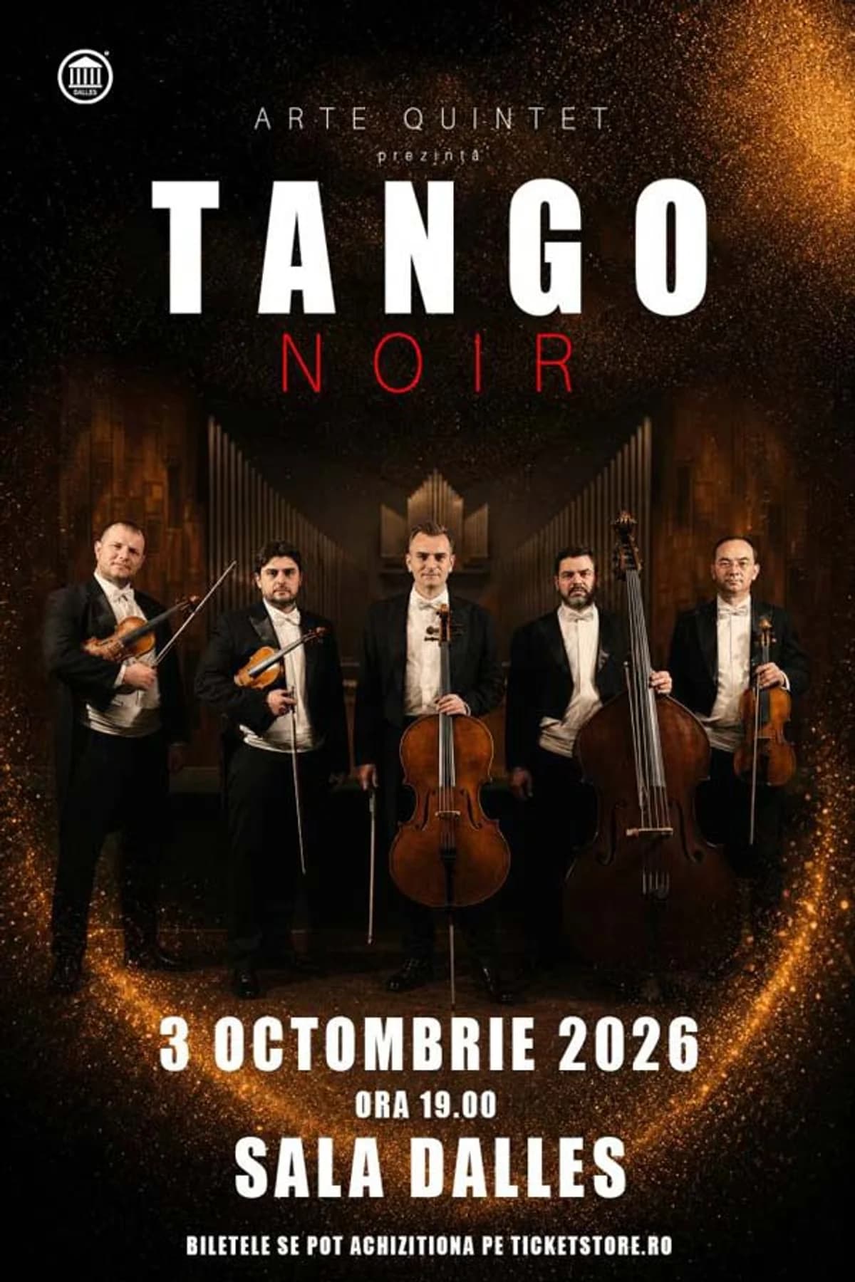 Afiș pentru Tango Noir – o călătorie muzicală între Buenos Aires și marile ecrane