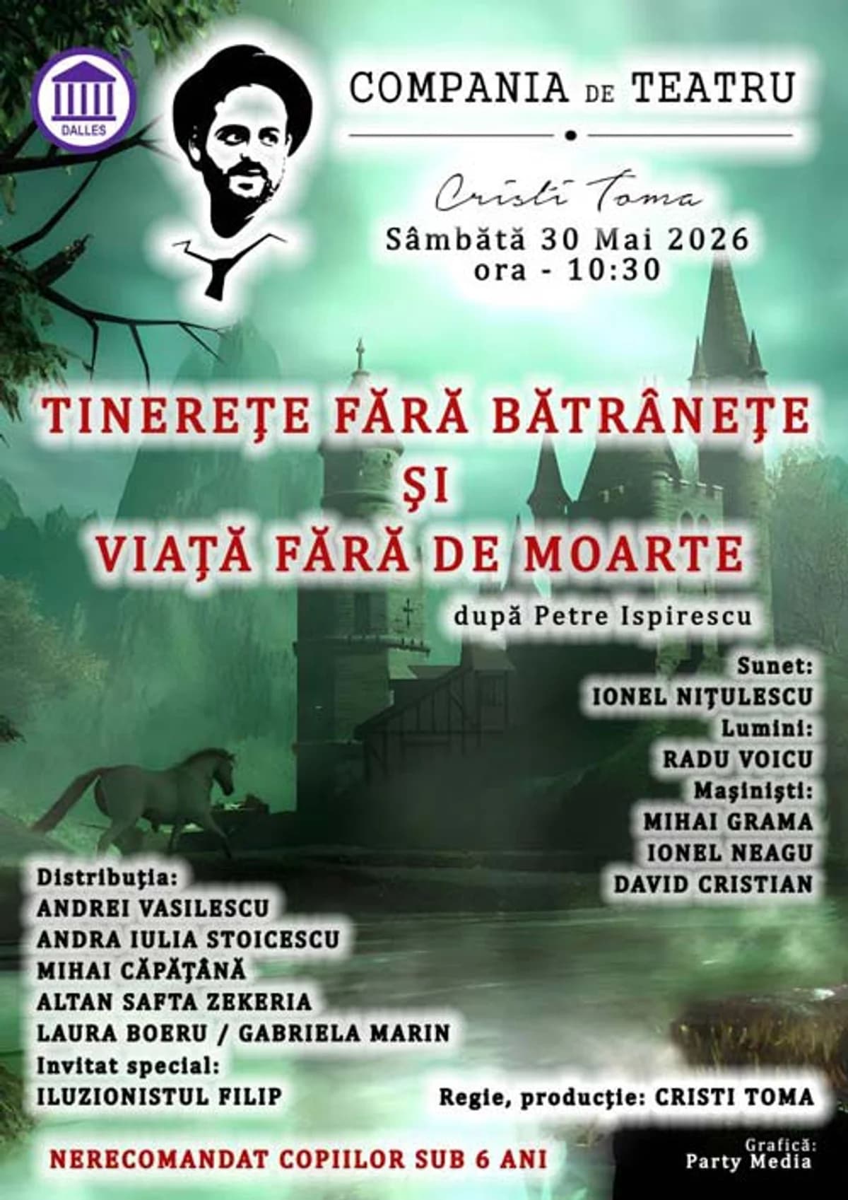 Afiș pentru Tinerețe fără bătrânețe și viață fără de moarte