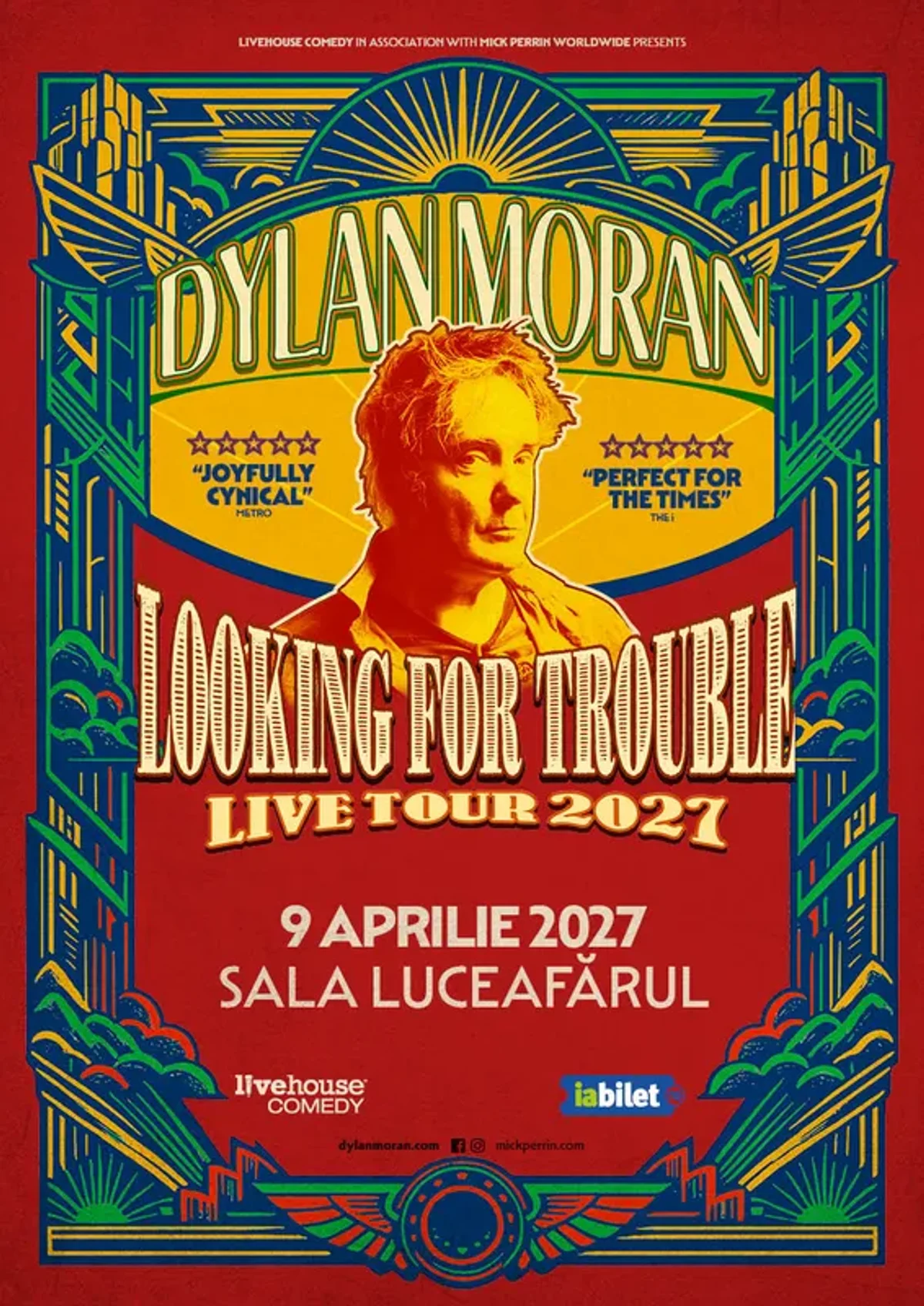 Afiș pentru Dylan Moran – Looking For Trouble