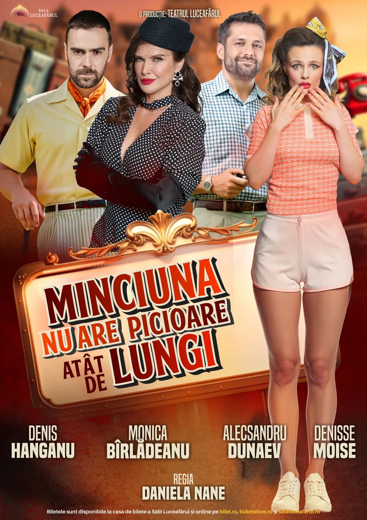 Afiș pentru Minciuna nu are picioare atât de lungi