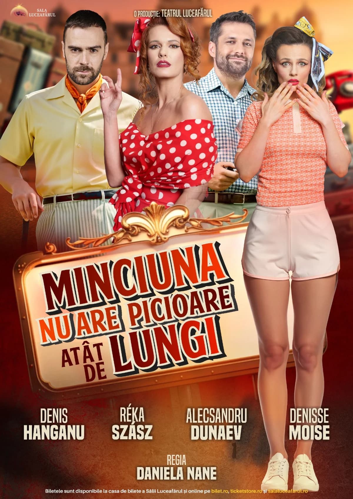 Afiș pentru Minciuna nu are picioare atât de lungi
