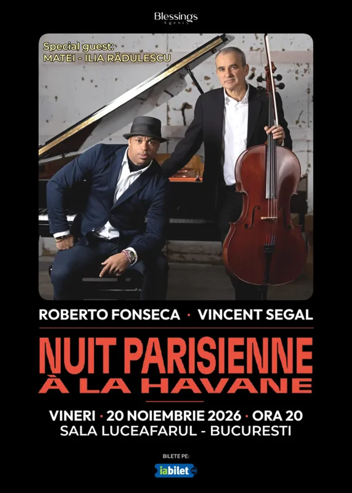 Afiș pentru Roberto Fonseca & Vincent Segal