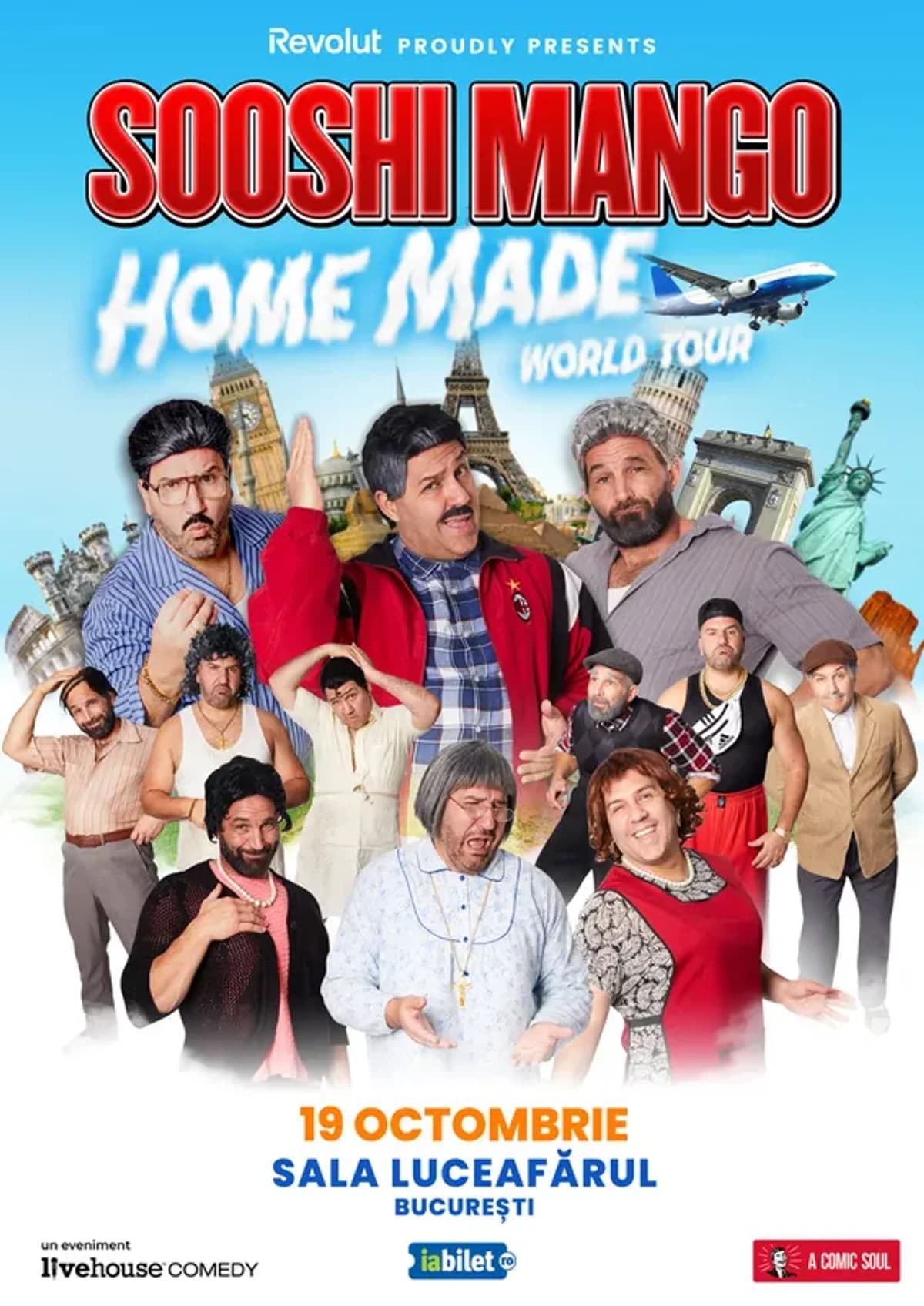 Afiș pentru Sooshi Mango – The Home Made World Tour