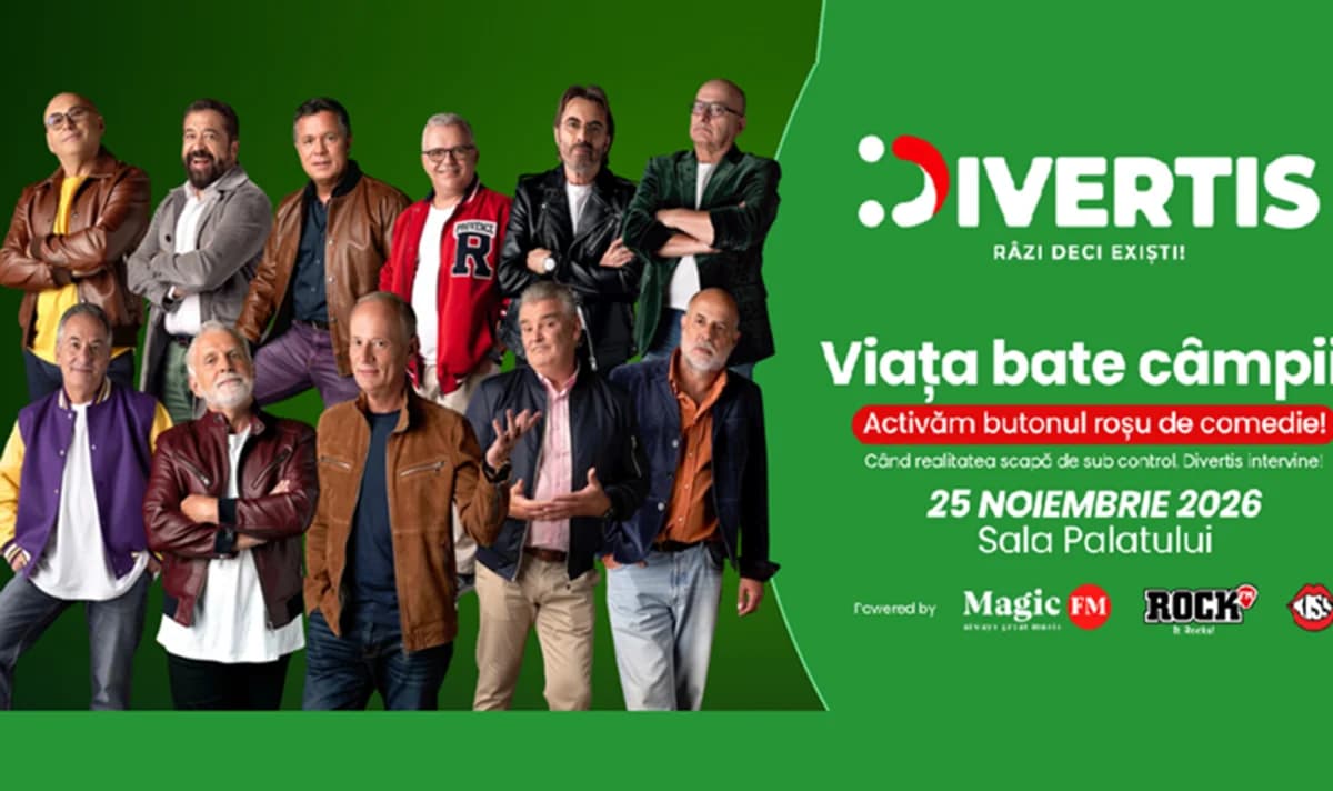 Afiș pentru Divertis – Viața bate câmpii