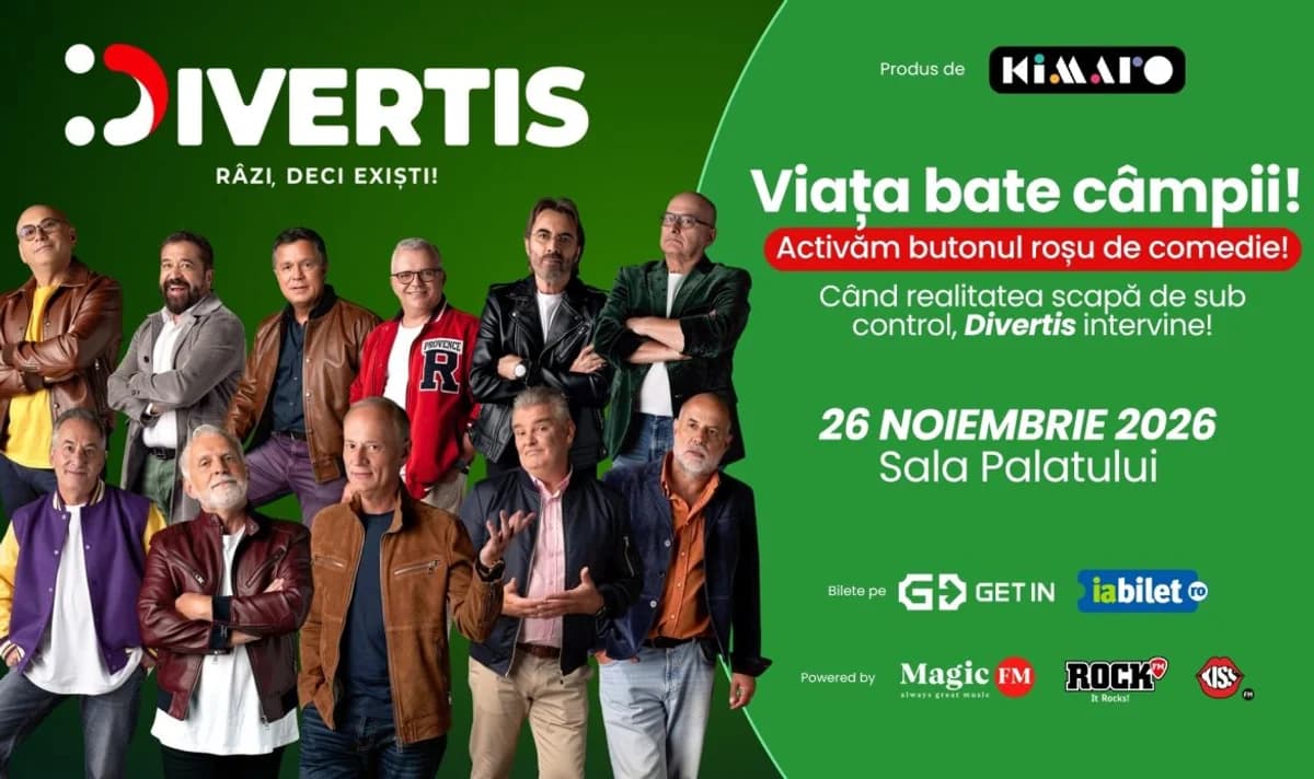 Afiș pentru Divertis – Viața bate câmpii