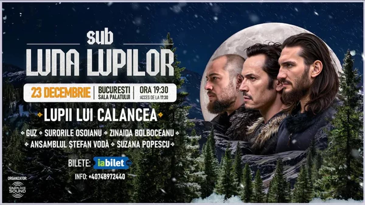 Afiș pentru „Lupii lui Calancea – Sub luna lupilor”