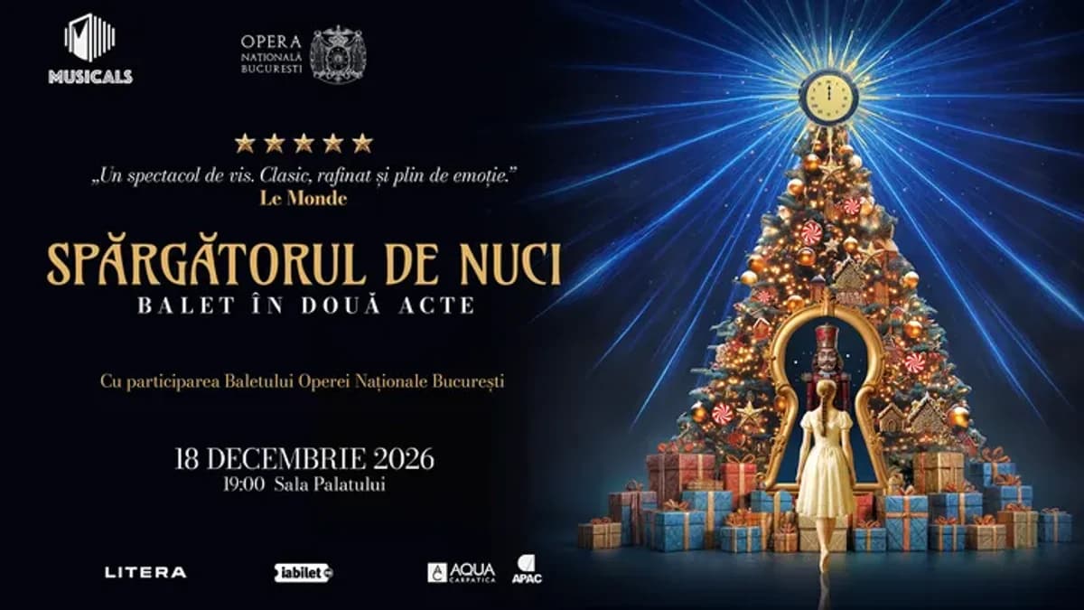 Afiș pentru Spărgătorul de Nuci – Magia Baletului de Crăciun