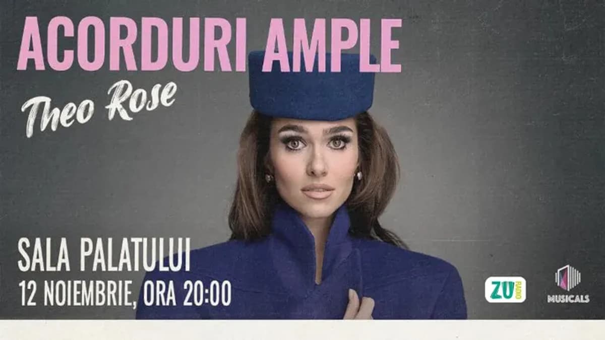 Afiș pentru Theo Rose @ „Acorduri ample”