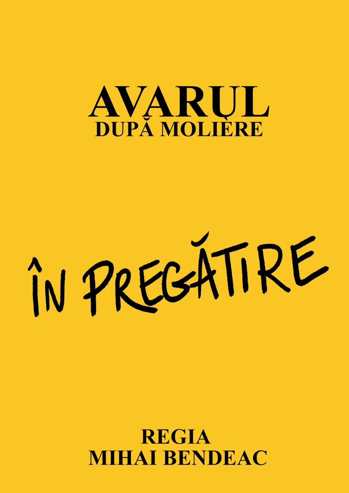 Afiș pentru Avarul