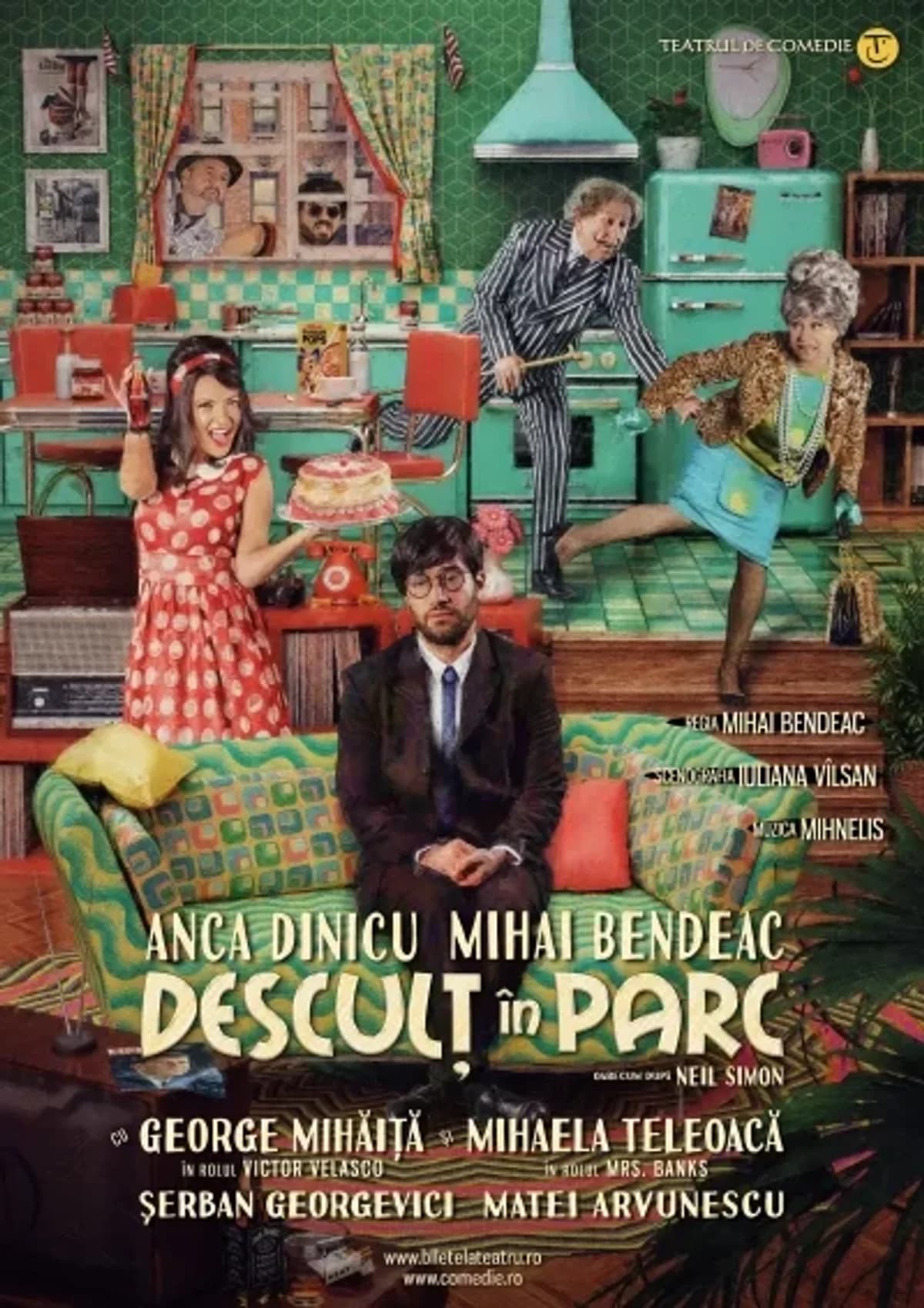 Afiș pentru Desculț în parc