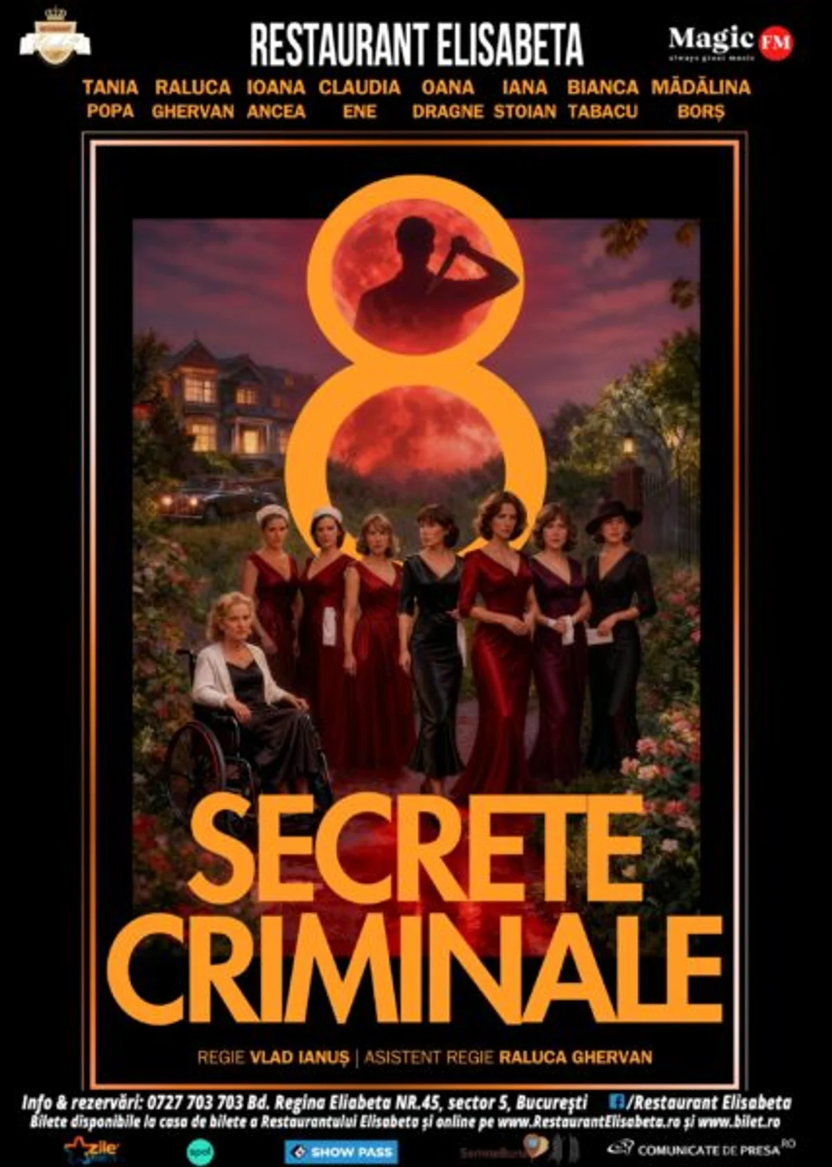 Afiș pentru 8 secrete criminale