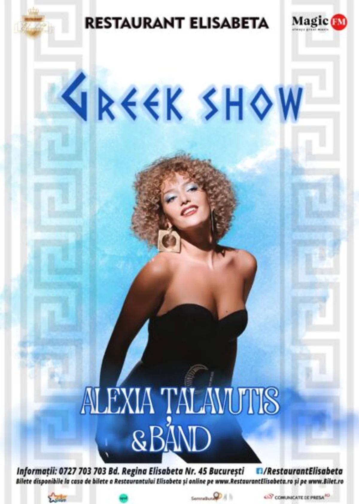 Afiș pentru Alexia Țalavutis & Band – Greek Show