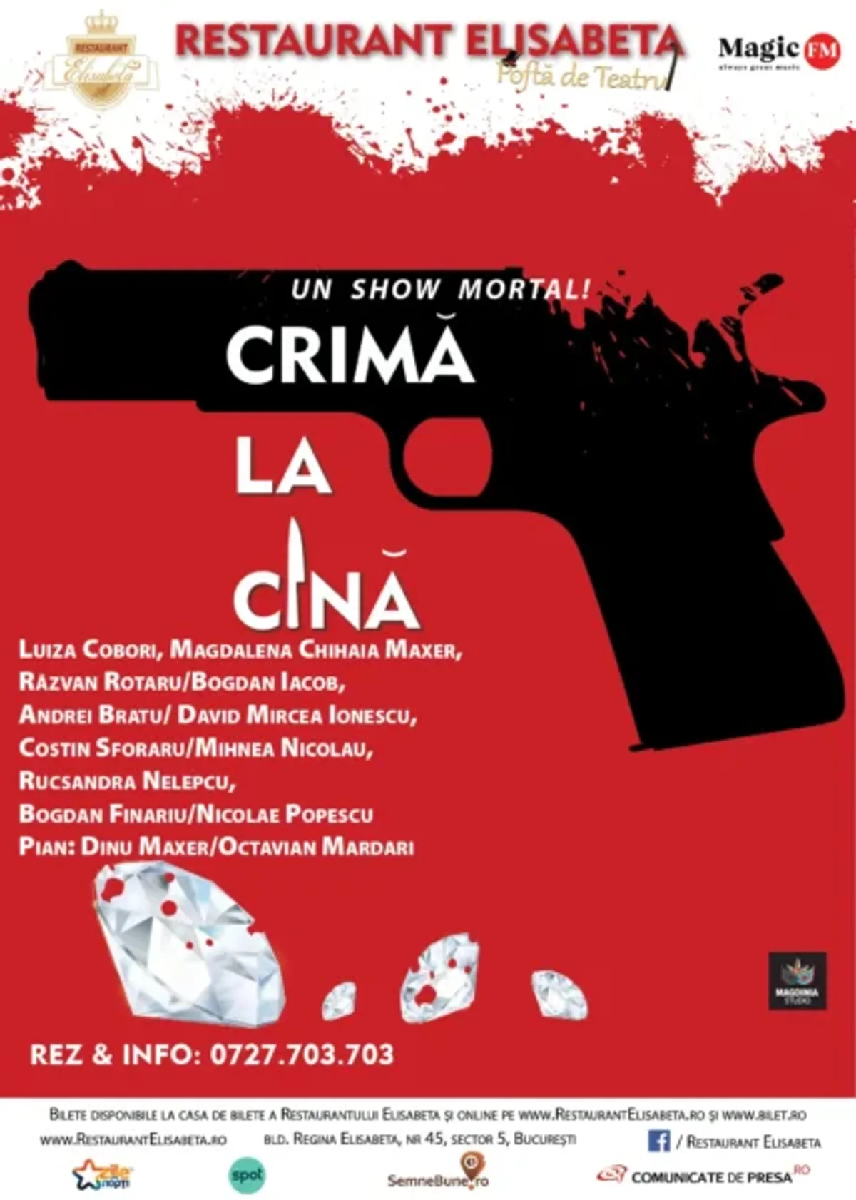 Afiș pentru Crimă la cină