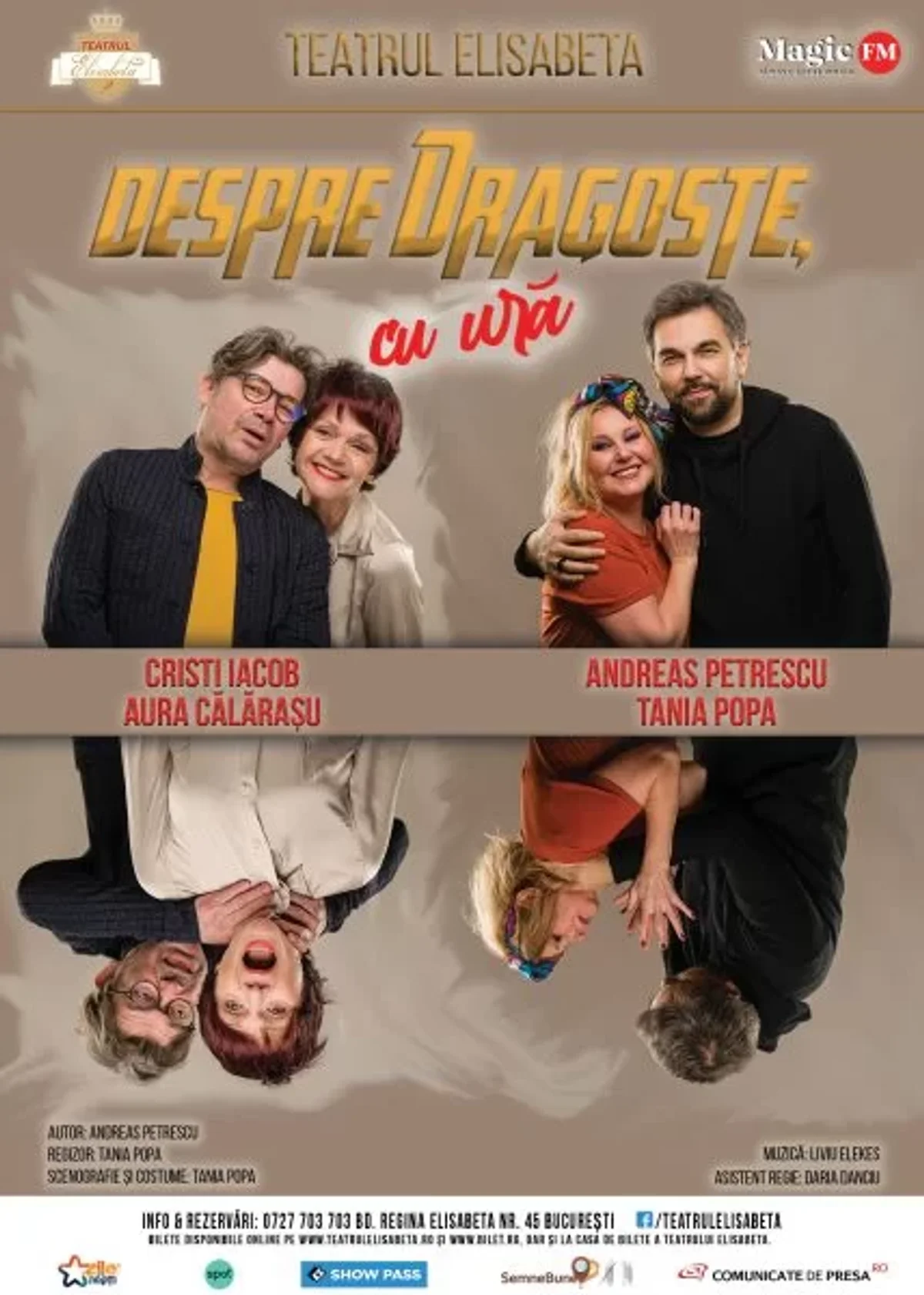 Afiș pentru Despre dragoste, cu ură