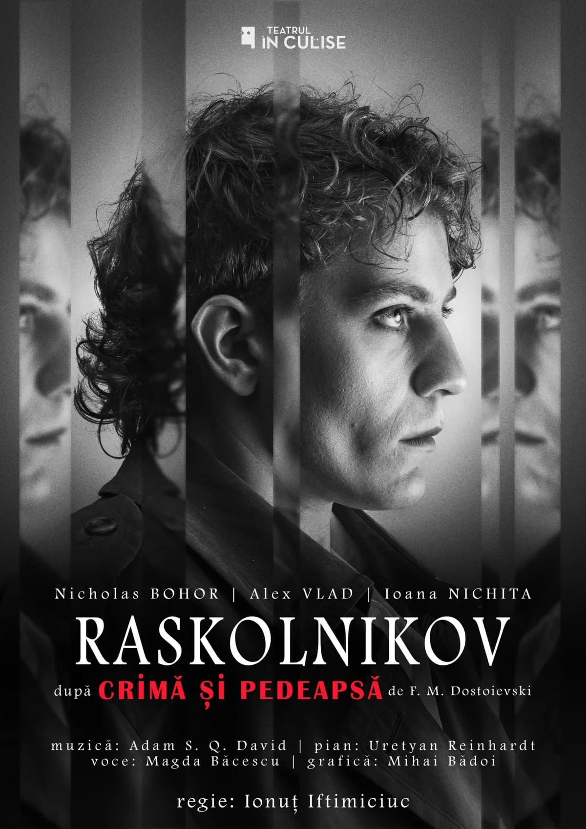 Afiș pentru Raskolnikov, după Crimă și pedeapsă
