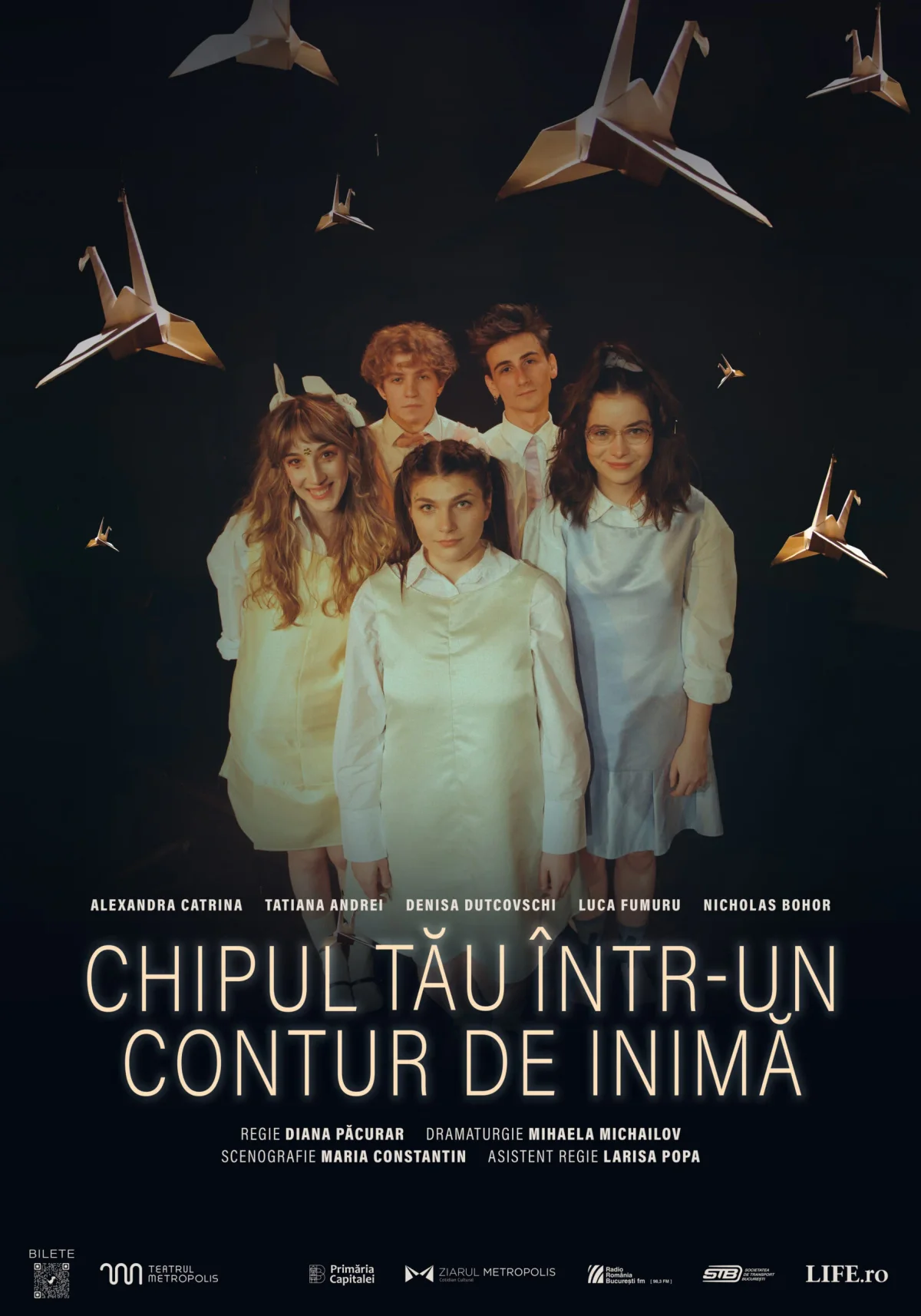 Afiș pentru CHIPUL TĂU ÎNTR-UN CONTUR DE INIMĂ