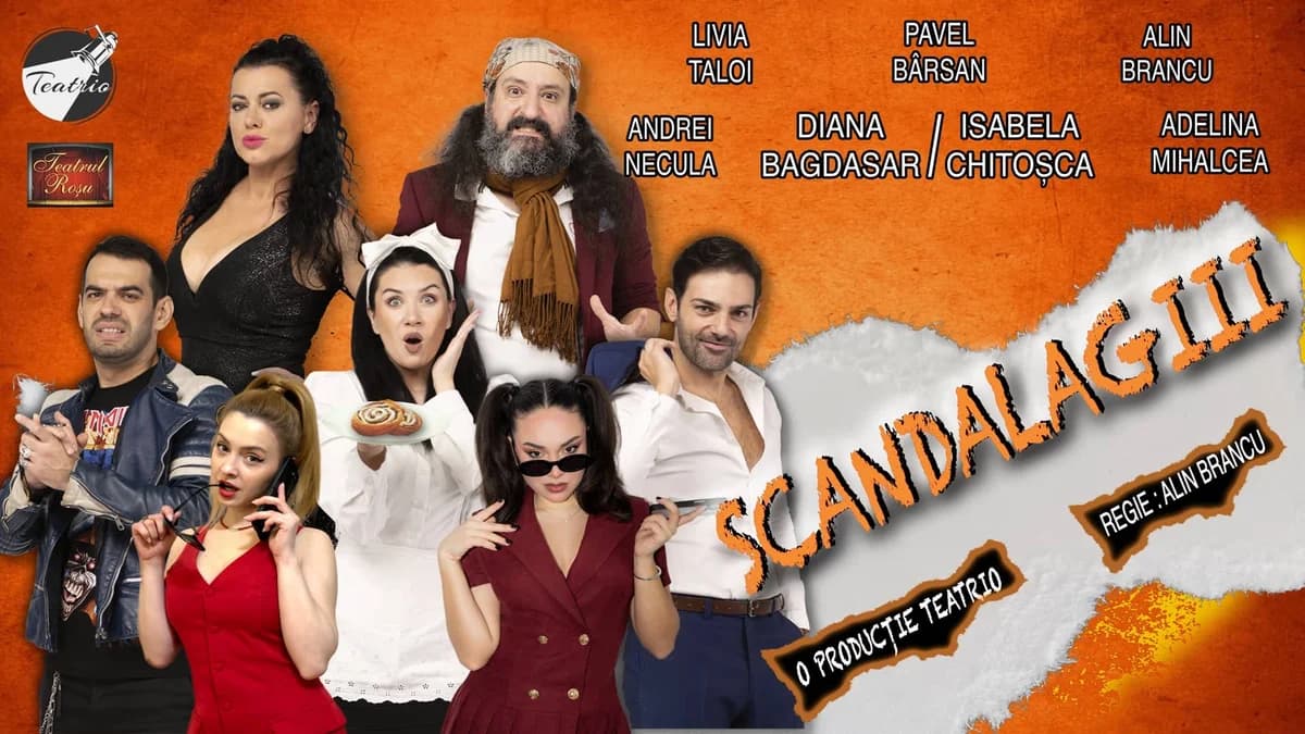 Afiș pentru Scandalagiii