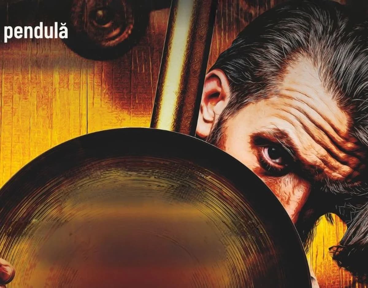 Afiș pentru „Hoțul din pendulă” la Teatrul Bulandra
