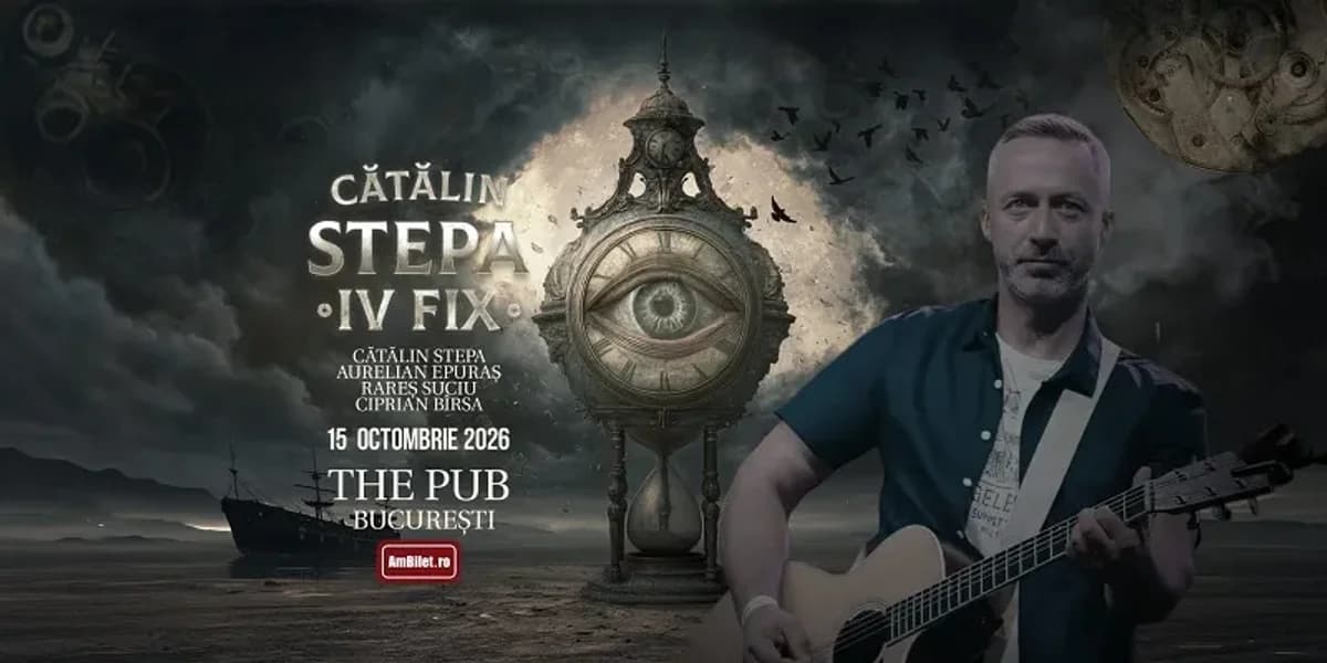 Afiș pentru Cătălin Stepa IV FIX - The Pub Universității, București