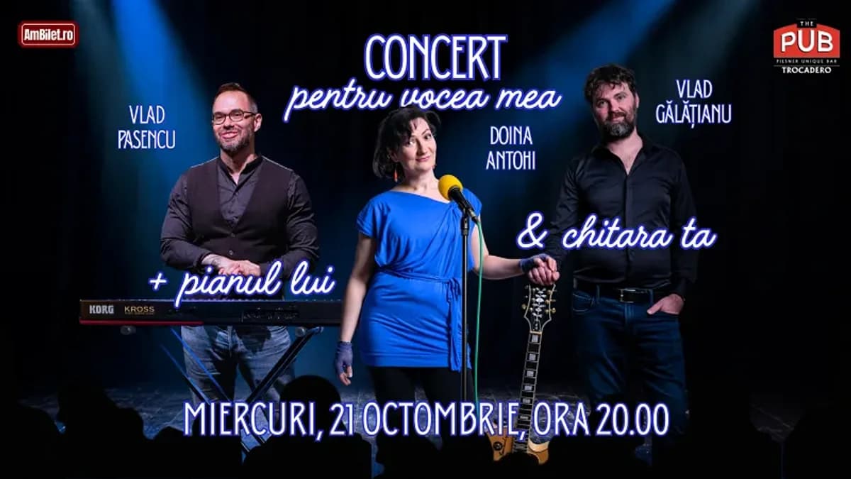Afiș pentru Concert pentru Vocea Mea, Chitara Ta și Pianul Lui