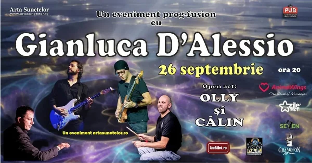 Afiș pentru Gianluca D’Allesio @ The Pub Universității
